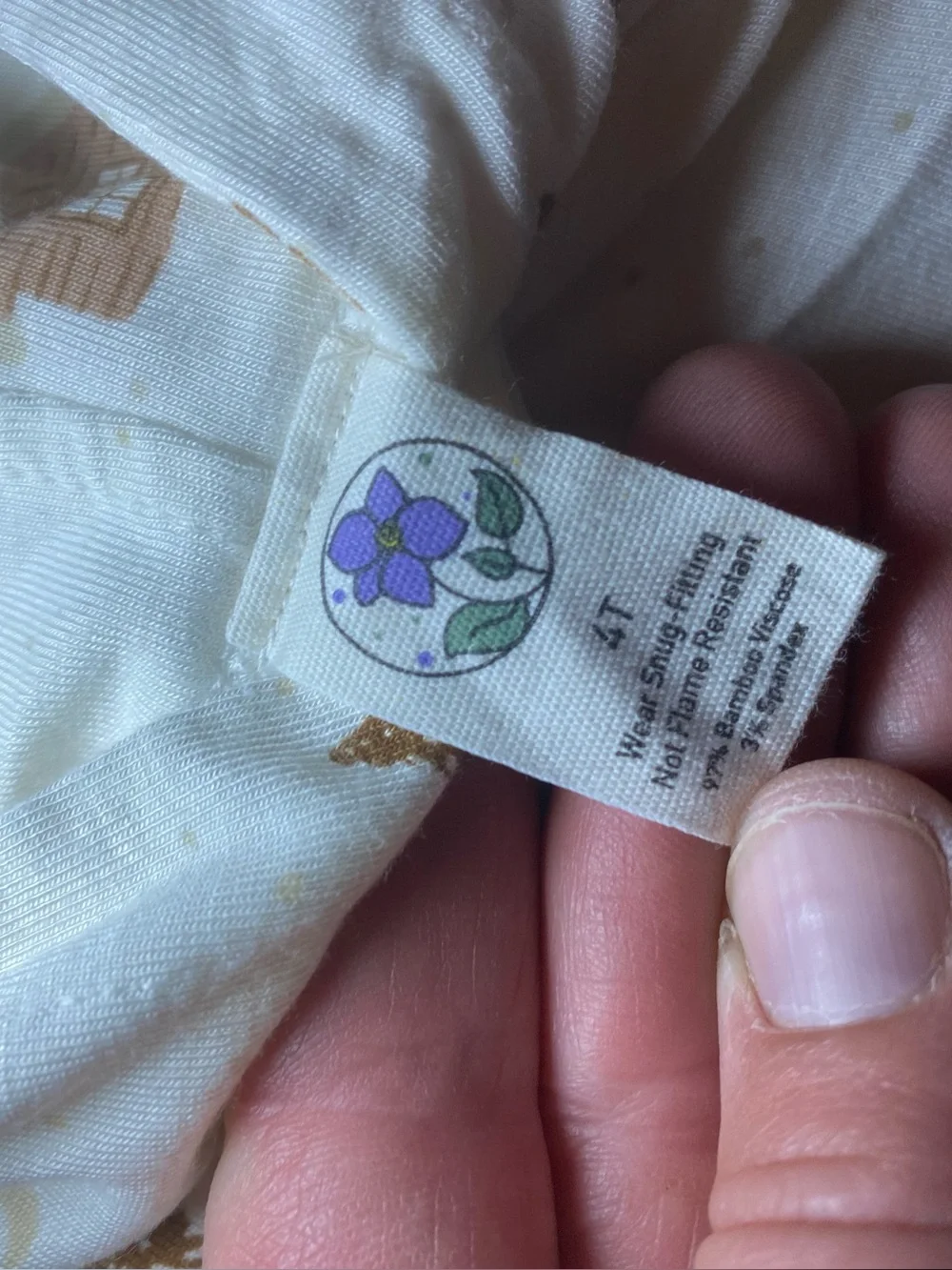 EUC Like New Bamboo Jersey Hoodie with Tan Cabin/Tree/Nature/Camping/Moon Print